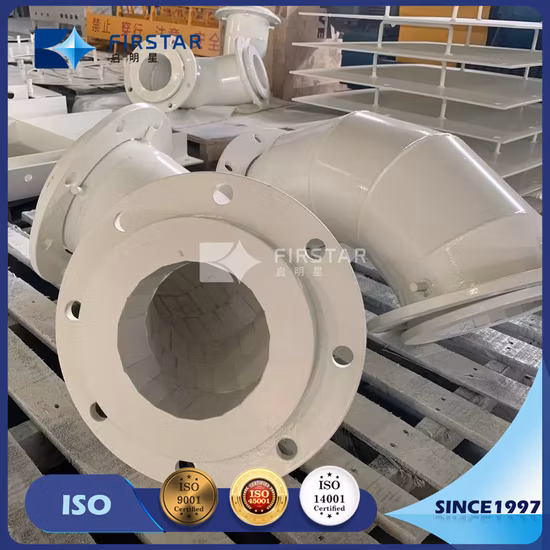 Mit 92 % Al2O3-Keramik ausgekleidete Rohre und Bögen mit hohem Aluminiumoxidgehalt für die Kohleindustrie